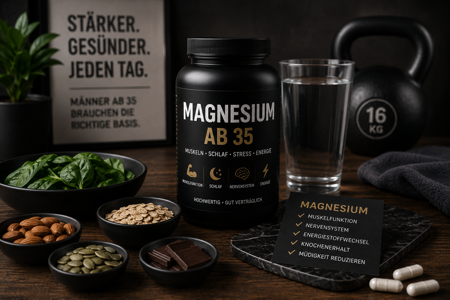 Magnesium ab 35 – Warum viele Männer davon profitieren könnten