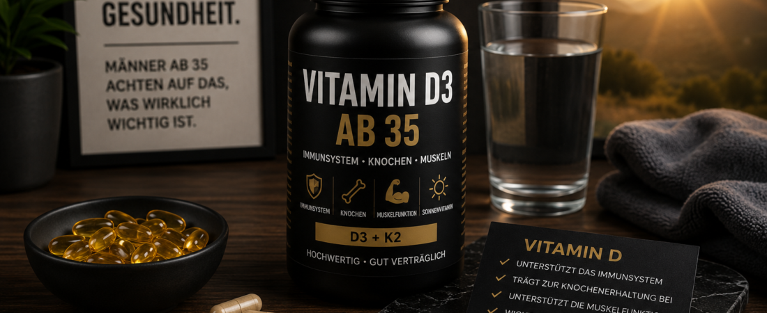 Vitamin D ab 35 – Warum viele Männer einen Mangel haben könnten und worauf du achten solltest