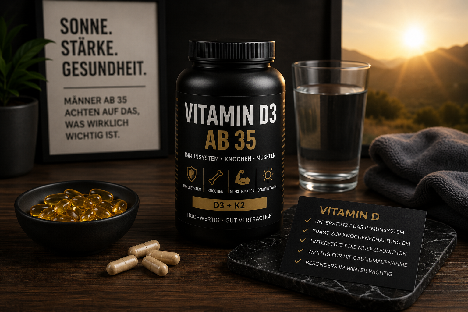 Vitamin D ab 35 – Warum viele Männer einen Mangel haben könnten und worauf du achten solltest