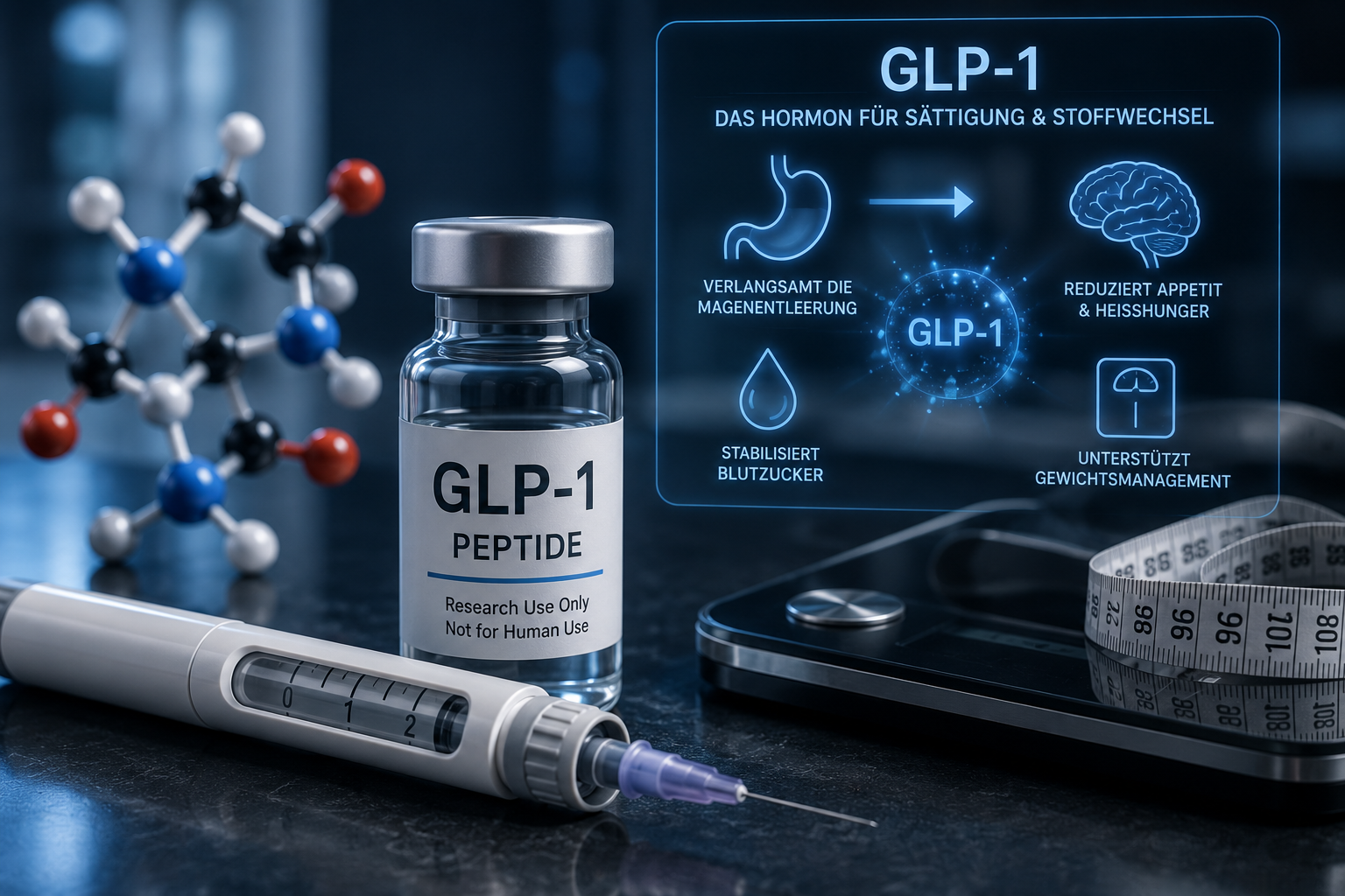 GLP-1 Peptide erklärt: Warum die Welt plötzlich über Abnehm-Peptide spricht