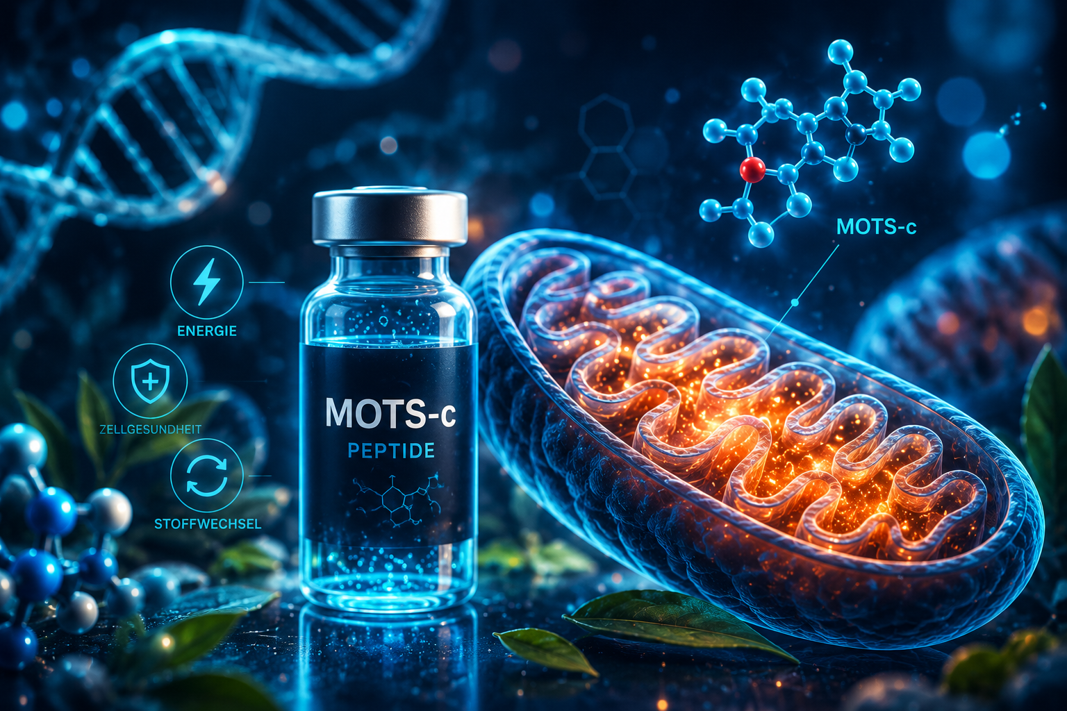 MOTS-c erklärt: Warum dieses Peptid für Longevity und Stoffwechsel so spannend ist